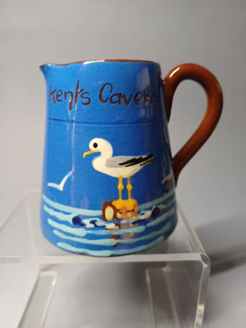 Vintage St Marychurch Torquay Pottery Jug. Kents Cavern