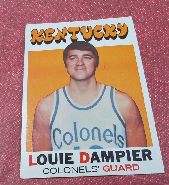 1971-72 Topps Basketball Card # 224 Louie Dampier RC (HOF) - Kentucky (EX/NM)