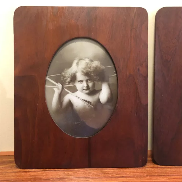 Mb Parkinson Cupid Awake & Asleep Valentine Photograph Art Prints Wood Frames 2