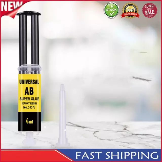 Universal AB Super Glue Epoxy Resin Liquid Glue Adhesive Repair Glue (4ml)