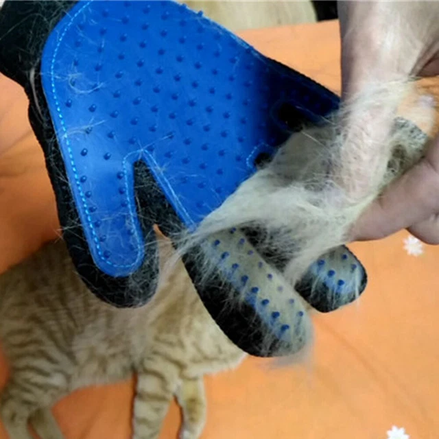 Gant de toilettage d'animaux pour chats et chiens Peigne à brosses nettoyage