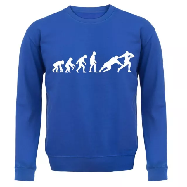 Evolution of Man Rugby - Felpa con cappuccio/maglione adulto - 6 Nazioni Six League Union