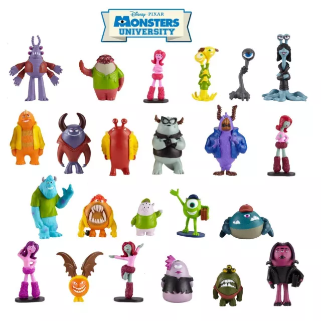 MONSTERS UNIVERSITY DISNEY SLIMY FIGURINES SLIME 4 x FIGURES IN SEALED BOXES 2