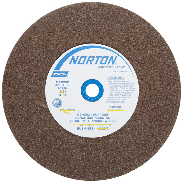 Norton Grinding Wheel , Gemini Bench and Pedestal Aluminum Oxide Benc