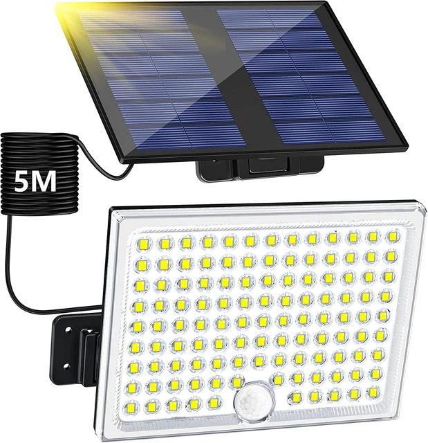 Solarlampen Für Außen,Solarleuchte Mit Bewegungsmelder,113 LED Solar Strahler IP