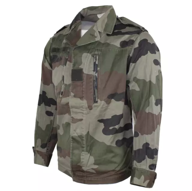 Auténtica chaqueta de combate F2 del ejército francés fatiga CE camuflaje...