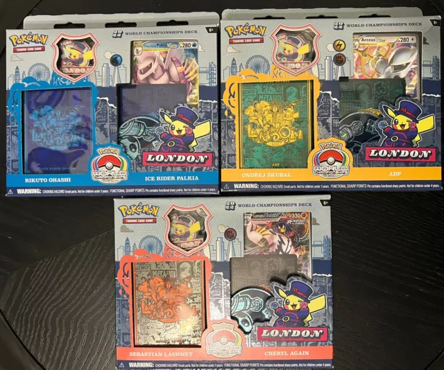  2019 Pokemon SET OF ALL (4) World Championship Factory Sealed  Decks with 240 Cards, Pin Codes & More! Includes Decks of Shintaro Ito,  Henry Brand, Kaya Lichtleitner & Haruki Miyamoto! WOWZZER! 