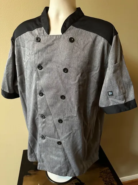 Cook Cool By Happy Chef (XL) Button Down Cooks Uniform Shirt