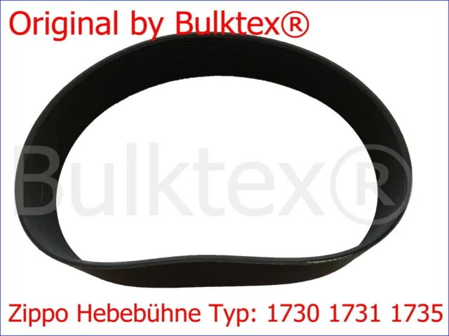 Bulktex® passend  Zippo Rippenband Rippen V für Zippo Lifts 1730 1731 1735