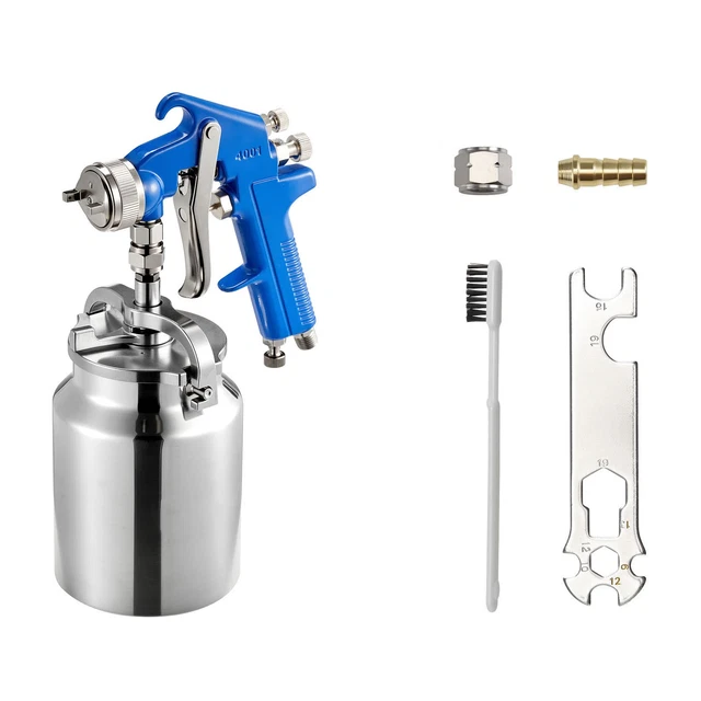 Pistolet à Crépir Pneumatique Oxeo 4,5L + 3 Buses - Neuf