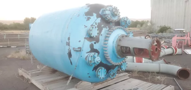 Sheng Xia 2630 Gallon Glass Lined Steel Reactor Mixing Tank 15 hp mixer 10000 L