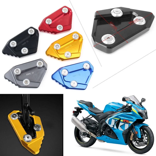 Supporto supporto piastra supporto laterale pad per Suzuki GSXR1000 2009-2016 blu