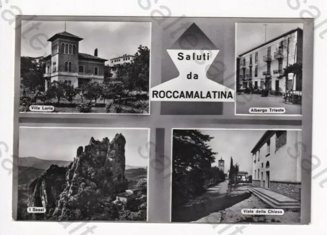 A42 Cartolina  Saluti Da Roccamalatina Modena Panorama Viaggiata