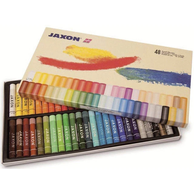 JAXON 47448 Ölkreide farbsortiert 48 St.