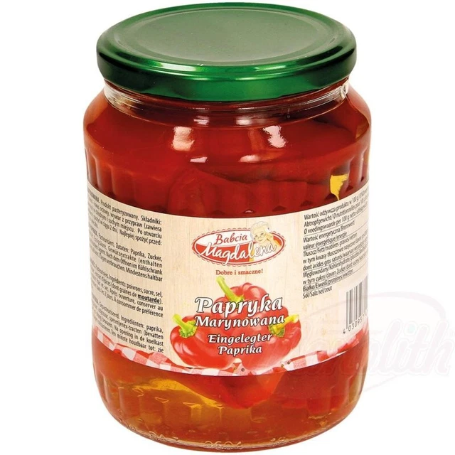Peperoni in scatola ""Papryka Marynowana"" 660 g