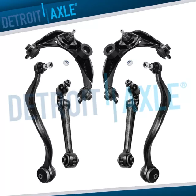 Front Upper & Lower Control Arm w/ Ball Joints for Ford Fusion Lincoln MKZ Milan