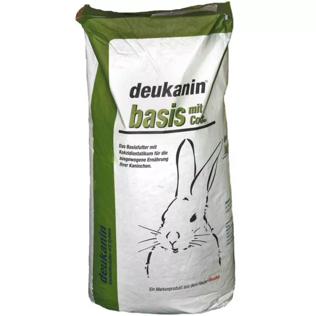 (0,96€/kg) Deukanin basis MIT Cocc. 25 kg Kaninchenfutter Hasenfutter Pellets