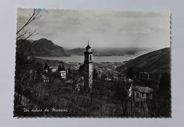 MIAZZINA ( VERBANIA) Un Saluto da... Panorama,   Vg Anni 60 F.g. Dest. Milano