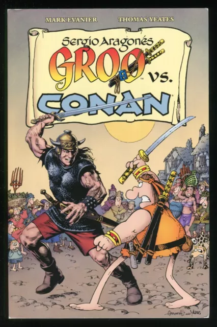 Groo vs Conan Trade Paperback TPB Robert Howard REH Sergio Aragones art 1-2-3-4