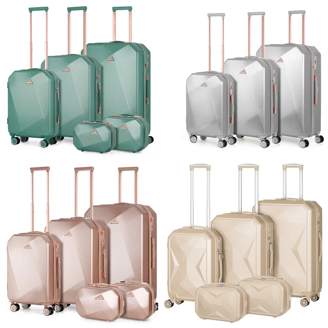 3/5 Piece Set Luggage Suitcase Spinner Hardshell Lightweight TSA Lock Wheels ,US