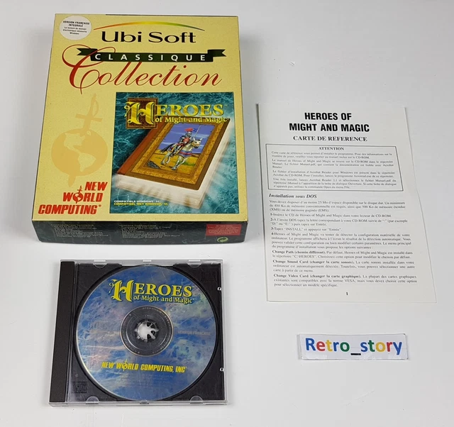 Might And Magic VI : Le Mandat Céleste PC Big Box + Livret FR (bon état)