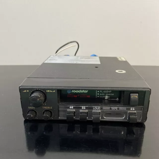 ANCIEN AUTORADIO ROASTAR PL-650-HP Cassette Tape 50 Watt vintage