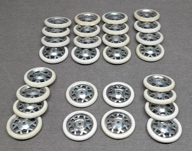 VGEBY pneus de voiture RC 1/18 Lot de 4 roues et pneus RC en alliage d