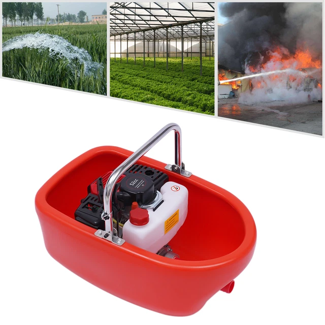 2.3 HP 52CC 1.5" Gasoline Water Pump Garden Irrigation Semi-Trash Water Pump USA