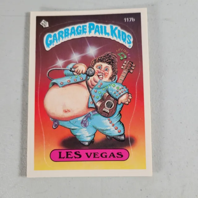 Garbage Pail Kids Card Sticker Las Vegas Elvis Rare Vintage 1986