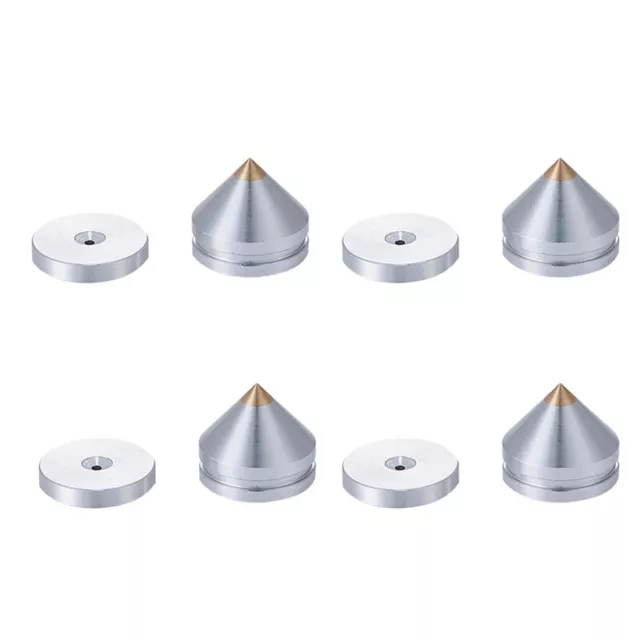 4Set Hifi Audio Foot Spikes Cone Floor Foot Nail Aluminum Alloy Speaker DAC4351