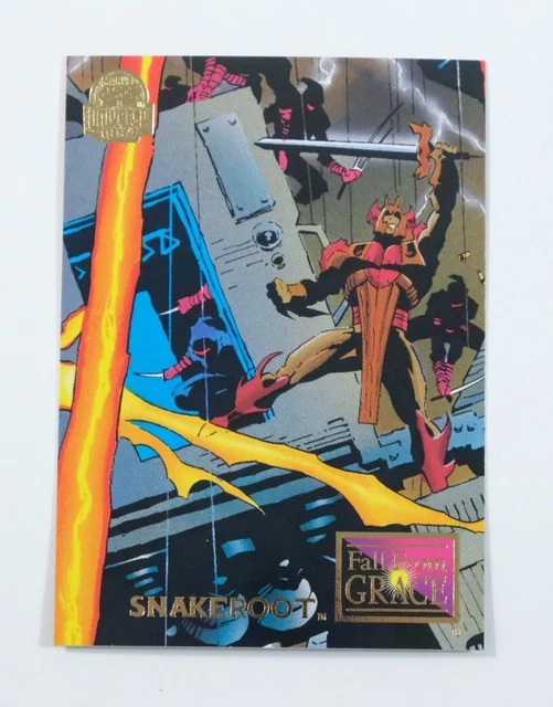 1994 Marvel Universe Fleer Card Snakeroot Fall From Grace #68