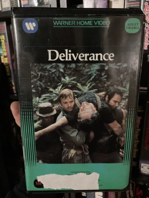 Deliverance 1972 Warner Home Video VHS Film Movie Burt Reynolds Clam Shell Case