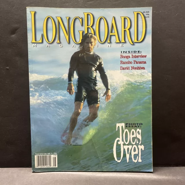 Vintage LongBoard Magazine July/Aug 1996 Toes Over Bongs Interview Rancho Panama
