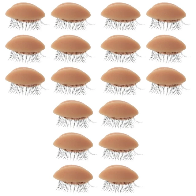 9 Pairs Abnehmbare Augenlider Schaufensterpuppe Mit Wimpern Suite