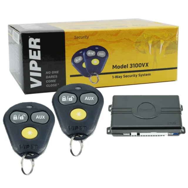 Viper 3100VX Keyless Entry Car Alarm Security System + 2 Remotes