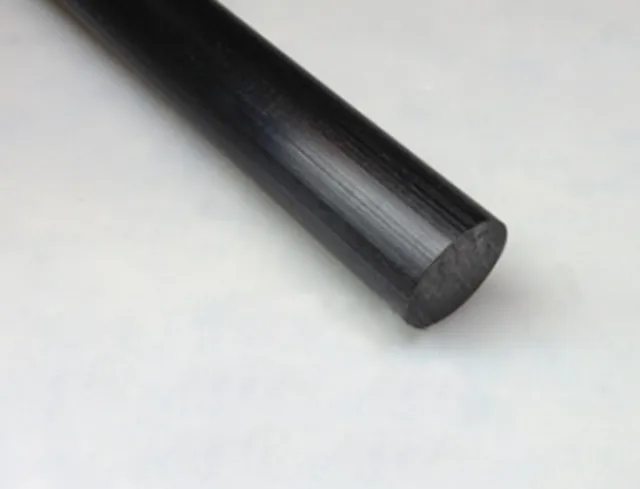 1 pcs Nylon Polyamide PA Plastic Round Rod Stick Black 20mm x 250mm #B-F