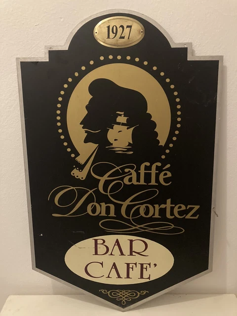 Insegna Luminosa Retrò Per Caffetteria | Cartello Vintage In Metallo | Per Decorazione Casa, Bar, Ristorante