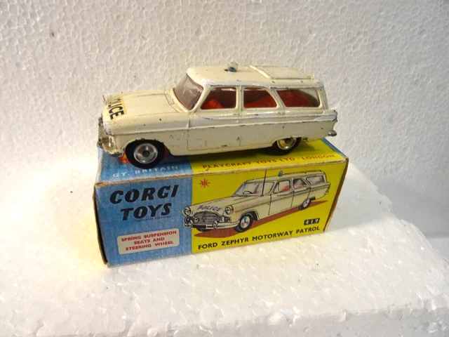 Corgi Toys N°1160 – Ford Citerne Gulf – Ancien, Bel état Avec Boîte