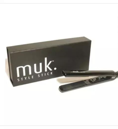 BLACK muk Hair Straightener / Straightening Iron 80°C - 210°C Style Stick