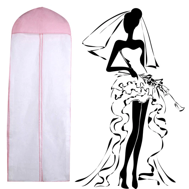 Breathable Wedding Prom Dress Gown Garment Clothes Cover Dustproof Storage Bag