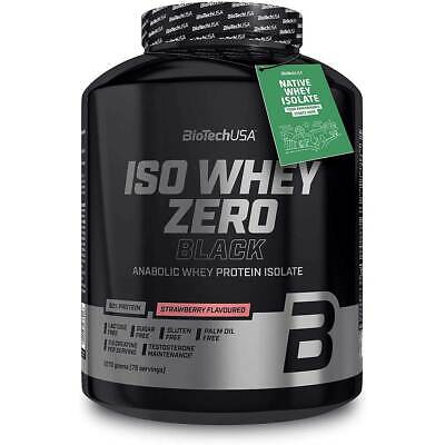 (33 EUR/kg) Biotech USA Iso Whey Zero Black 2270 g proteína músculo