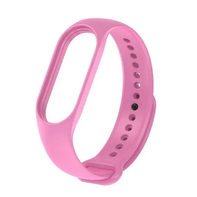 Cinturino Watch Band Silicone Per Xiaomi Mi Band 5 - 6 - 7 Colore Rosa Pink