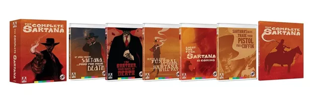 THE COMPLETE SARTANA 5 blu-ray ITALIANO RARA LIMITED EDITION + LIBRETTO