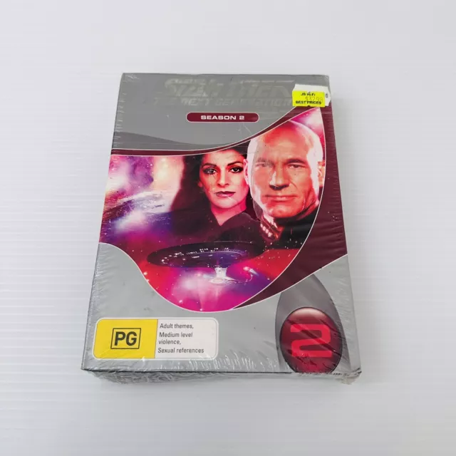 Star Trek Next Generation : Season 2 (DVD, 2006) R4 - Brand New SEALED-Free Post