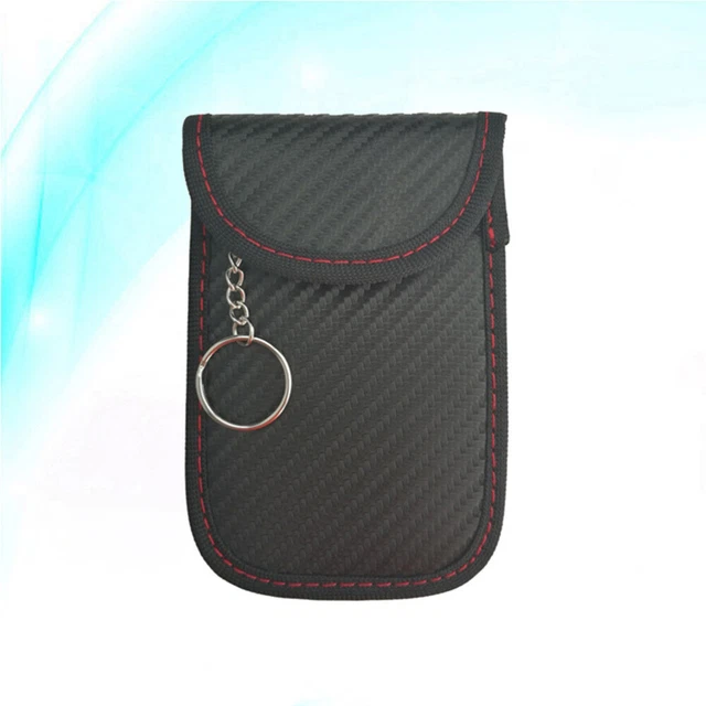 Borsa Per Blocco Segnale RFID Blocco Segnale Fob Per Auto Blocco Mini Custodia In PU Portafoglio Per Chiavi Auto Senza Chiave Protezione Dalle Radiazioni Telefono Cellulare - Foto 8