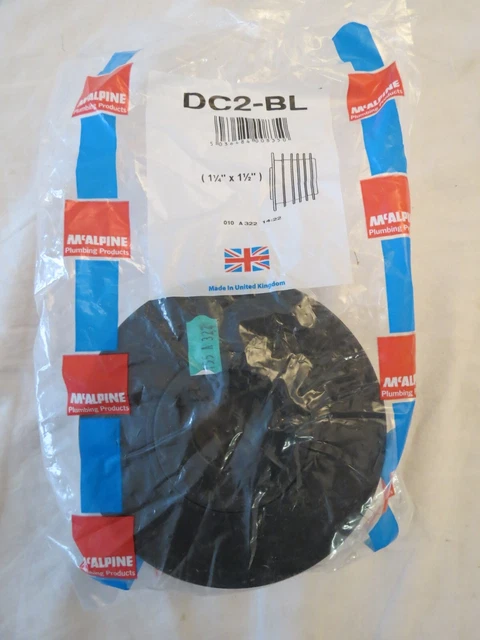 McAlpine 4"" 110 mm Bodenablaufverbinder & 11⁄4"" - 11⁄2"" Abfallrohranschluss DC2-BL