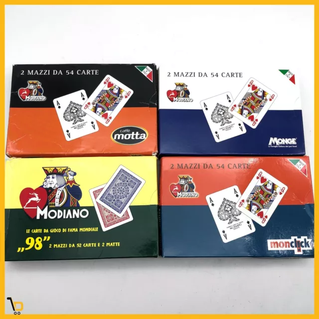 Modiano Carte Da Gioco Burraco Cristallo Extra EAN: 8003080037999 - Foto 6