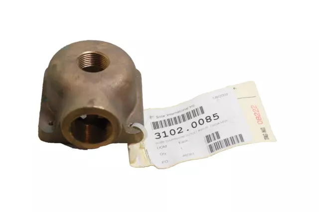 Clemco 6135 Diaphragm Outlet Valve Body. 1", Bronze