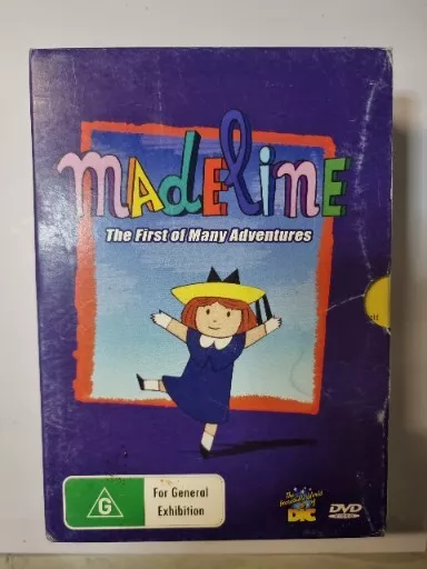 Madeline: The First Of Many Adventures 3-DISC DVD Box Set 1990 Cartoon VGC De585