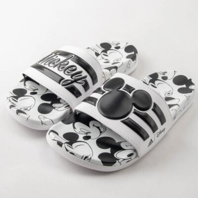 ADIDAS X DISNEY Adilette Comfort Slides 'Mickey Mouse' GW1057 size 7 M / 8 W $59.46 - PicClick